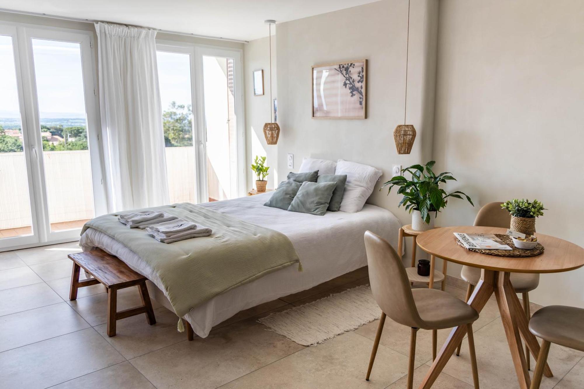 Vue 180°, Superbe Appartement Cocooning ! Laroque-des-Albères Exteriör bild
