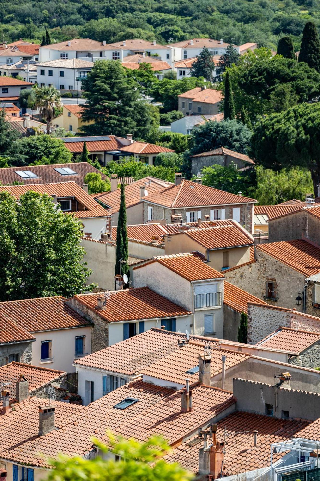 Vue 180°, Superbe Appartement Cocooning ! Laroque-des-Albères Exteriör bild